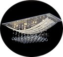 Ver imagem 3 de Lustre Luminária de Cristal Legítimo Retangular Belissimo
