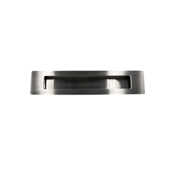 Puxador Duplo Concha de Embutir para Porta Inox Escovado 25cm - 6