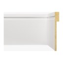 Ver imagem 1 de Kit com 10 Barras Rodapé de Mdf 12cm X 18mm X 2,40m Barra de Sobrepor com Friso 1202 24m