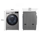 Ver imagem 5 de Lava e Seca Lg Smart Ia 18kg Inox Look 220v Wd18sv2s6ba