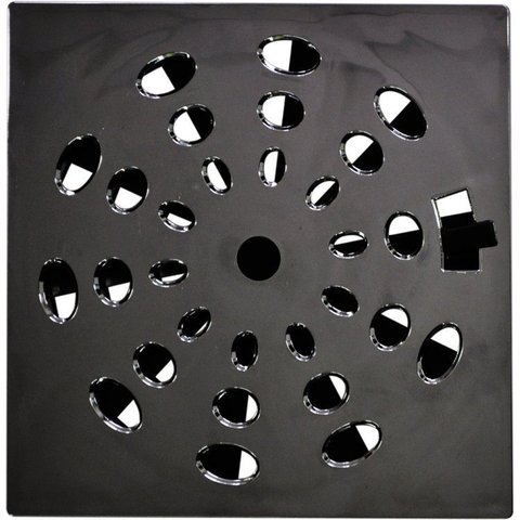 Kit 3 Grelha Quadrada 15x15cm com Anti-inseto em Abs Astra