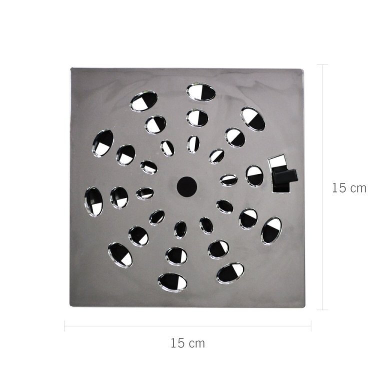 Kit 5 Grelha Quadrada 15x15cm com Anti-inseto em Abs Astra - 2