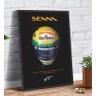 Quadro Decorativo Ayrton Senna Moldura e Acrílico 90x60 - 2