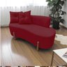 Namoradeira Sofá Feijão Luna Orgânica Suede Marsala - 9
