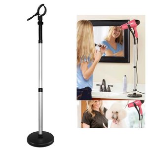 Suporte Secador Cabelo Giratorio Salao Chao Regulavel Cabeleireiro Ajustavel Petshop LEVA PRA CASA B