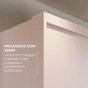 Ver imagem 6 de Guarda-Roupa Casal com Espelho 6 Portas e 6 Gavetas Multimóveis Crnvh-GRP142 Neve