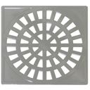 Ver imagem 1 de Kit 3 Grelha Quadrada 15x15cm em ABS Cinza/Cromado Astra