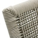 Ver imagem 3 de Poltrona Cadeira para Mesa Sala de Jantar em Alumínio e Corda Náutica Areia