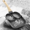 Ver imagem 3 de Frigideira Antiaderente 3 Partes Ovo Hambúrguer Ceramica