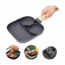 Ver imagem 2 de Frigideira Antiaderente 3 Partes Ovo Hambúrguer Ceramica