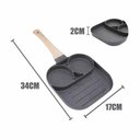Ver imagem 5 de Frigideira Antiaderente 3 Partes Ovo Hambúrguer Ceramica