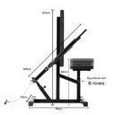 Ver imagem 3 de Máquina Tríceps Articulado com Barra para Bíceps Yangfit