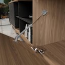Ver mais imagens de Rack para Tv até 65'' com 2 Portas e Nichos 160cm Lars - Preto
