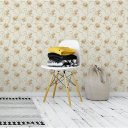 Ver imagem 2 de Papel de Parede Floral em Tons Pastéis - 1,50x0,50m