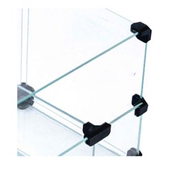 Baleiro Expositor Preto de Vidro - 0,30 X 0,20 X 0,20m - 5