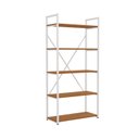 Ver imagem 5 de Estante Metálica Modular com 5 Prateleiras Multiuso Organizadora Industrial Móvel na Caixa