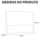 Ver imagem 4 de Cabeceira para Cama Box Estofada 195 King Size Ana com Botões Suede