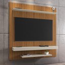 Ver imagem 1 de Painel Sala Leme para Tv até 60 Polegadas Naturalle/off White