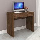 Ver imagem 5 de Mesa Para Home Office Com Gaveta Me4107 Nogal - Tecno Mobili