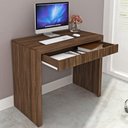 Ver imagem 4 de Mesa Para Home Office Com Gaveta Me4107 Nogal - Tecno Mobili