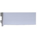 Ver imagem 1 de Kit com 5 Barras Rodapé de Poliestireno 7CMX15MM Liso 11,25m Branco Riplain