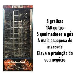 Assador Giratório 64 Frangos:220v - 2