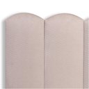 Ver imagem 2 de Cabeceira King Kit 10 Placas Modelo Nuvem - Suede Creme / Off White