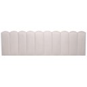 Ver imagem 3 de Cabeceira King Kit 10 Placas Modelo Nuvem - Suede Creme / Off White