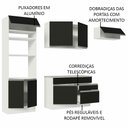 Ver imagem 5 de Armário de Cozinha Completa 270cm Branco/Preto Glamy Madesa 14
