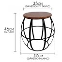 Ver imagem 2 de Banco De Ferro E Madeira Seat Garden Barril Artesanal para Jardim - Preto