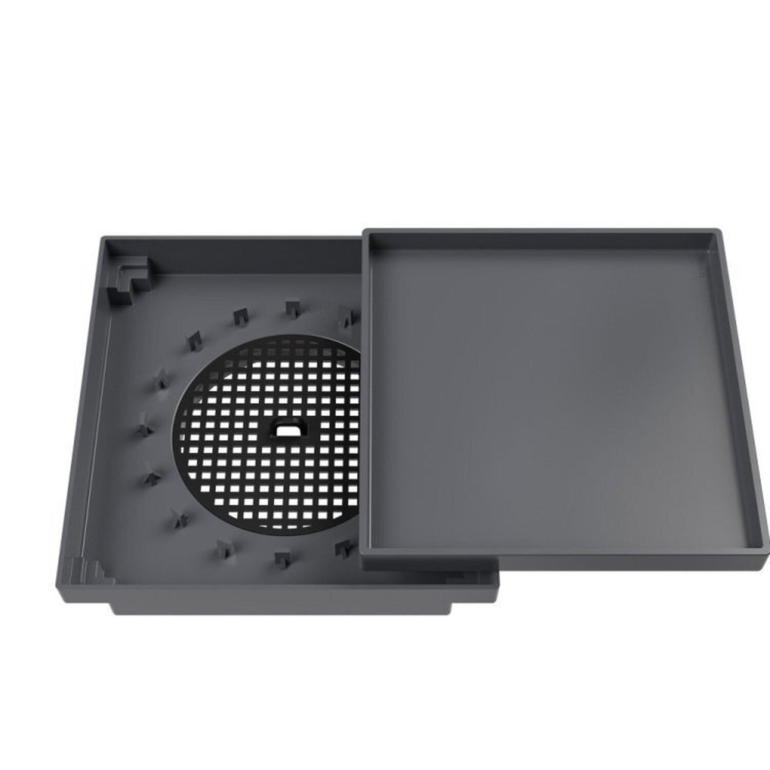Kit 3 Ralo Oculto Quadrado 10x10cm Astra - 1