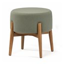 Ver imagem 1 de Puff Dual 2 em 1 Vira Mesa Apoio Design Moderno para Sala Estar Sala Tv Decor - Verde Chenille
