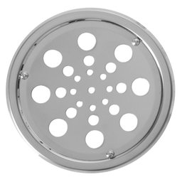 Kit 5 Grelha Redonda em Aço Inox com Caixilho Ø15cm Astra - 1