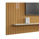 Ver imagem 4 de Painel para Tv de até 75 Polegadas Ripado 2 Prateleiras Roma:cinamomo/off White