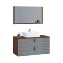 Ver imagem 2 de Conjunto Gabinete de Banheiro Berlim 80 Cm