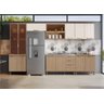 Cozinha Completa Modulada 7 Peças Jequitibá Off White Zafira - Henn - 1