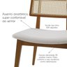 Conjunto Sala de Jantar Madeira Maciça - Mesa 1,80 Laminada 6 Cadeiras Estofadas Encosto Tela - 18