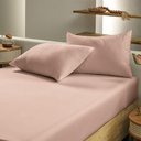 Ver imagem 1 de Jogo Cama Simples Altenburg 3pc Liso Toque Acetinado Rosa Lunar