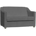 Ver imagem 4 de Kit Namoradeira Decorativa + 2 Poltronas para Sala Manicure Recepção Consultório Mila Suede