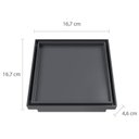 Ver imagem 3 de Kit 10 Ralo Oculto Quadrado 15x15cm Astra Preto