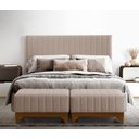 Ver imagem 2 de Cabeceira Ibiza 90cm para Cama Box Solteiro em Tecido Tipo Linho