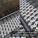 Ver imagem 6 de Manta Xale Sofá Jacquard Rústico Alto Padrão 1,40x2,40 M581