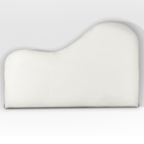 Cabeceira Orgânica 160cm Casal Queen Painél para Cama Box Bouclé Serena