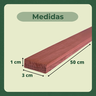 20 Ripas Sarrafos Eucalipto 1x3x50cm Aplainado Artesanato - 4