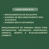 20 Ripas Sarrafos Eucalipto 1x3x50cm Aplainado Artesanato - 6