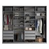 Guarda-roupa Casal 100% Mdf Bp com 4 Portas Espelhos Zermatt - 5