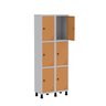 Armário Locker Guarda Volume Aço Light 6 Portas 69x179,5cm - 3