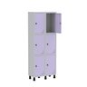 Armário Locker Guarda Volume Aço Light 6 Portas 69x179,5cm - 3