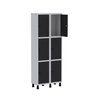 Armário Locker Guarda Volume Aço Light 6 portas 69x179,5cm - 3