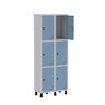 Armário Locker Guarda Volume Aço Light 6 Portas 69x179,5cm - 3